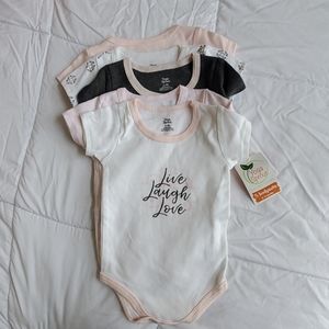 NWT 5PC Bodysuits For Baby Girl